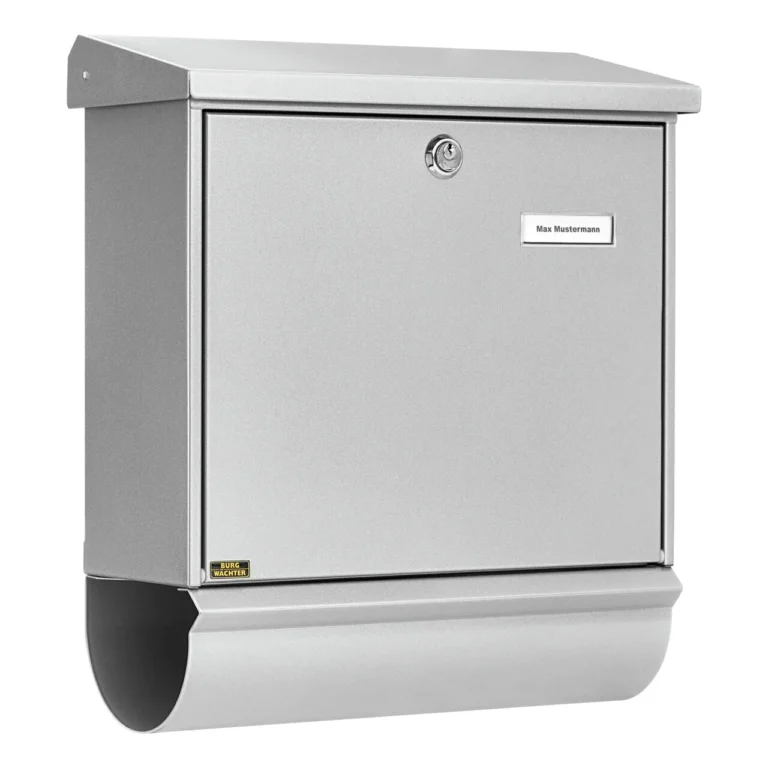 Burg-Wächter | Brievenbus | Wandbrievenbus Comfort-Set | Zilver