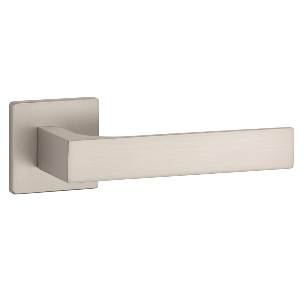 aprile massieve deurkruk alisso Deurkruk Alisso Mat Nikkel Op Vierkant Rozet