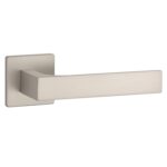 aprile massieve deurkruk alisso Deurkruk Alisso Mat Nikkel Op Vierkant Rozet