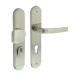 Intersteel | Voordeur Veiligheidsbeslag | PC92mm | Nikkel Mat | Kerntrekbeveiliging