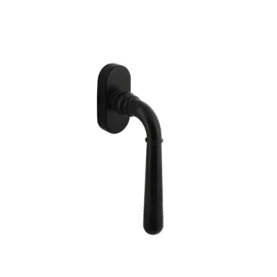 Intersteel | Raamkruk Helena | Ovaal Rozet | Zwart