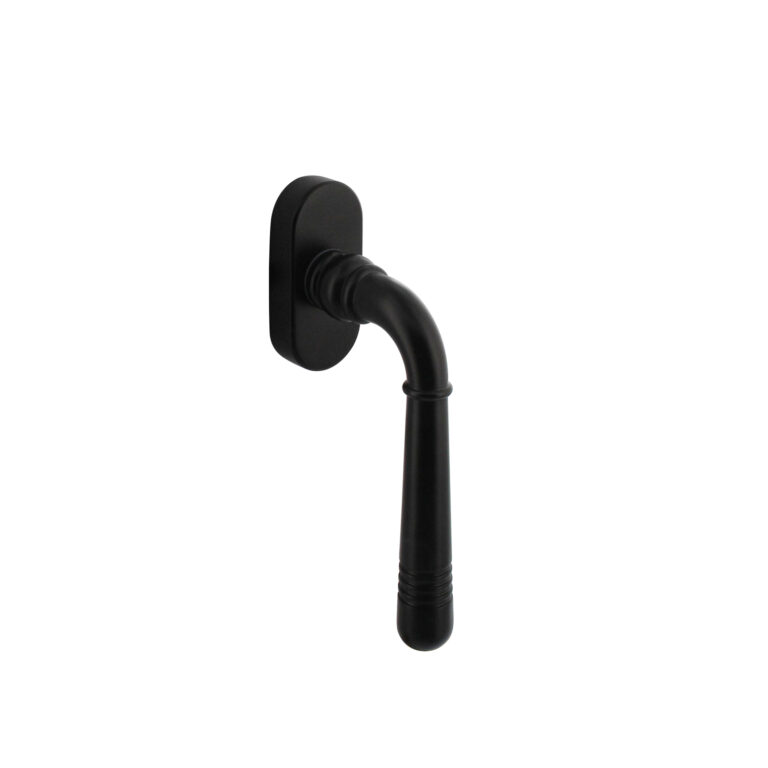 Intersteel | Raamkruk Helena | Ovaal Rozet | Zwart