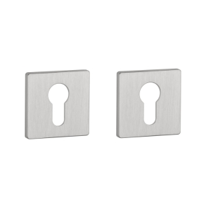 Aprile | Prestige Profielcilinder rozet | 52x52x5mm | Chroom geborsteld