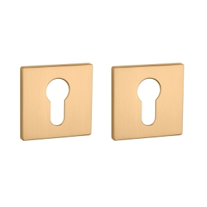 Aprile | Prestige Profielcilinder Rozet | 52x52x5mm | Goud Mat