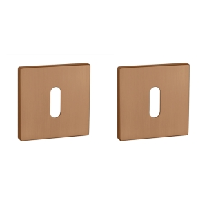 Aprile | Prestige Sleutelrozet | 52x52x5mm | Vierkant | Koper mat PVD