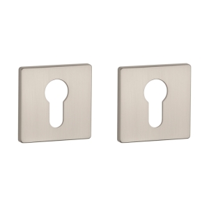 Aprile | Prestige Profielcilinder Rozet | 52x52x5mm | Nikkel Mat