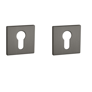 Aprile | Prestige Profielcilinder rozet | 52x52x5mm | Antraciet mat PVD