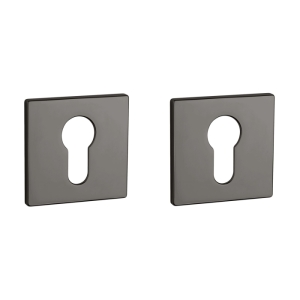 Aprile | Prestige Profielcilinder Roset | 52x52x5mm | Antraciet Gepolijst PVD