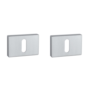 Aprile | Sleutelrozet | 50x33x7mm | Rechthoekig | Chroom mat