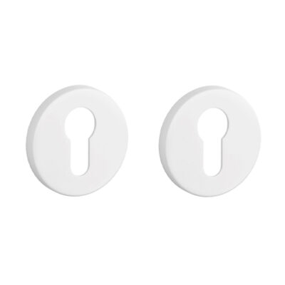 Aprile Comfort Profielcilinder rozet 7mm Ø53mm wit Rozetten