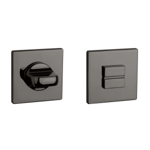 Aprile | Prestige WC garnituur rozet | 52x52x5mm | Antraciet gepolijst PVD