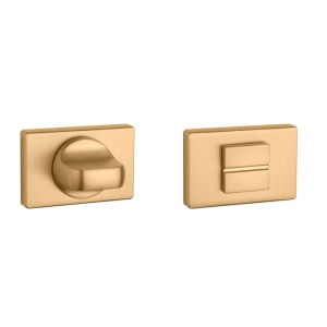 Aprile | WC Garnituur Rozet | 50x33x7mm | Goud Mat