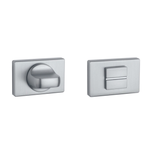 Aprile | WC Garnituur Rozet | 50x33x7mm | Chroom Mat