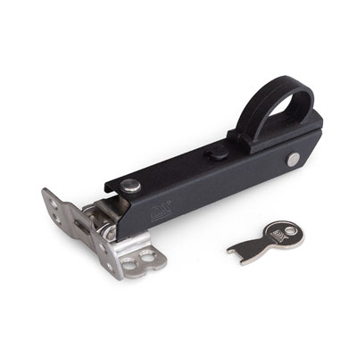 DX - Raamuitzetter wegdraaibaar kort SKG**® RVS zwart