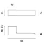 aprile zwarte massieve aprile deurklinken hedera 2