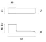 aprile zwarte massieve aprile deurklinken hedera w 3