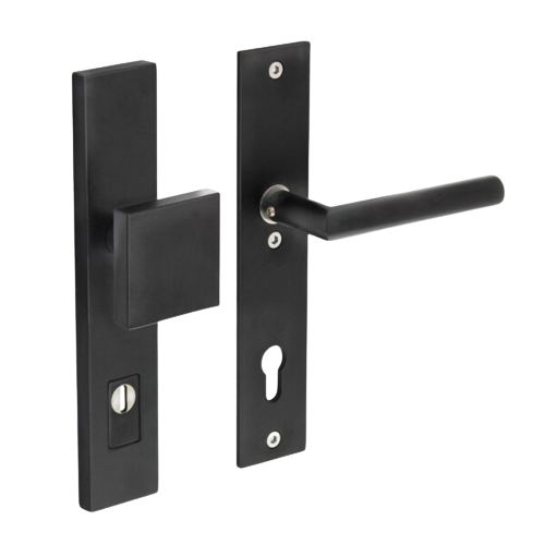 Intersteel Veiligheidsbeslag SKG3 met kerntrekbeveiliging profielcilindergat mat zwart rechthoekig voordeurbeslag PC92 600x600 removebg preview