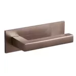 Olivari | Deurkruk ABC op horizontaal schild | Brons mat titaan PVD