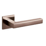 Olivari | Deurkruk ABC op rozet | Brons mat titaan PVD