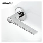 OLIVARI DEURKRUK LAMA L OP ROZET CHROOM2