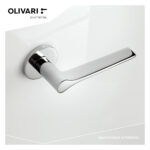 OLIVARI DEURKRUK LAMA L OP ROZET CHROOM3