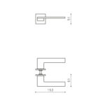 OLIVARI DEURKRUK LIVING OP ROZET CHROOM1