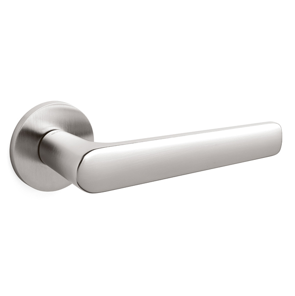 Olivari | Deurkruk Lugano op rozet | RVS mat titaan PVD