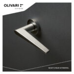 OLIVARI DEURKRUK NINA OP ROZET RVS MAT TITAAN PVD3