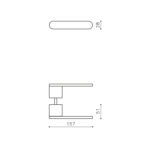 OLIVARI DEURKRUK RADIAL KOPER MAT TITAAN PVD1
