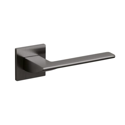 Olivari | Deurkruk Trend op rozet | Antraciet titaan PVD