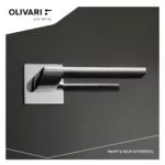 OLIVARI DEURKRUK TREND OP ROZET CHROOM3