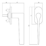 OLIVARI RAAMKRUK LAMA L CHROOM1