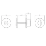 OLIVARI ROZET TOILET BADKAMERSLUITING ROND CHROOM1