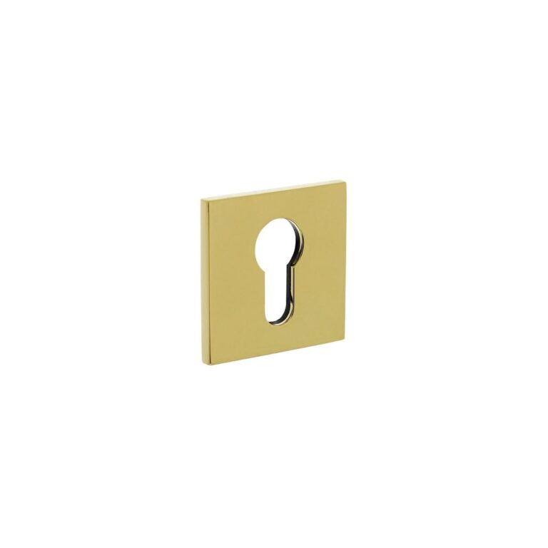 Olivari | Rozet met profielcilindergat | Vierkant | Messing titaan PVD