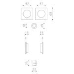 OLIVARI SCHUIFDEURKOM GIOTTO Q MESSING TITAAN PVD1