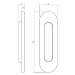 OLIVARI SCHUIFDEURKOM VICO ANTRACIET MAT TITAAN PVD1