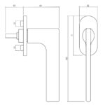 Olivari raamkruk Lotus chroom1