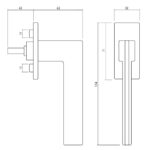 Olivari raamkruk Trend chroom1