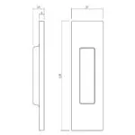 Olivari schuifdeurkom Siro chroom1