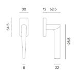 enger klamka okienna ARNICA Q