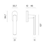 enger klamka okienna FRAGOLA