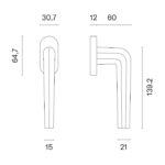 enger klamka okienna FUNKIA R