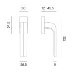 enger klamka okienna JENA