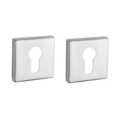 STERK | Cilinderrozetten 1711 KVADRAT | 9mm | RVS