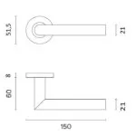sterk rvs deurklinken oval 1740 pro 8 mm van sterk 2