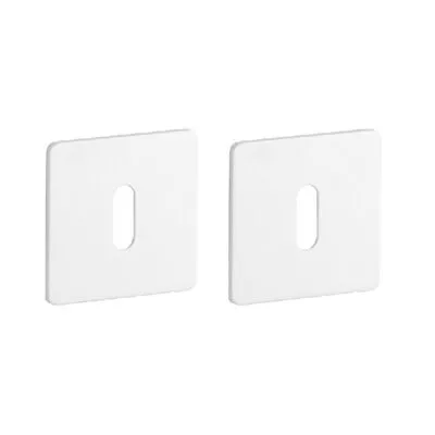 STERK | Sleutelplaatjes KVADRAT 1710 | Ultra dun | 3mm | Wit