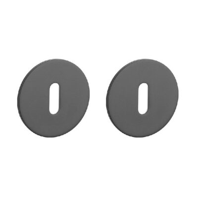 STERK | Sleutelplaatjes OVAL 1710 | Ultra dun | 3mm | Zwart