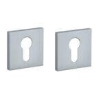 STILE | Cilinderrozetten | 53x53x7mm | Mat Chroom