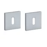STILE | Sleutelrozetten | 53x53x7mm | Mat Chroom