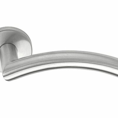 Formani | Deurkruk BASIC LBIV-19 op ronde rozet | Zwart mat